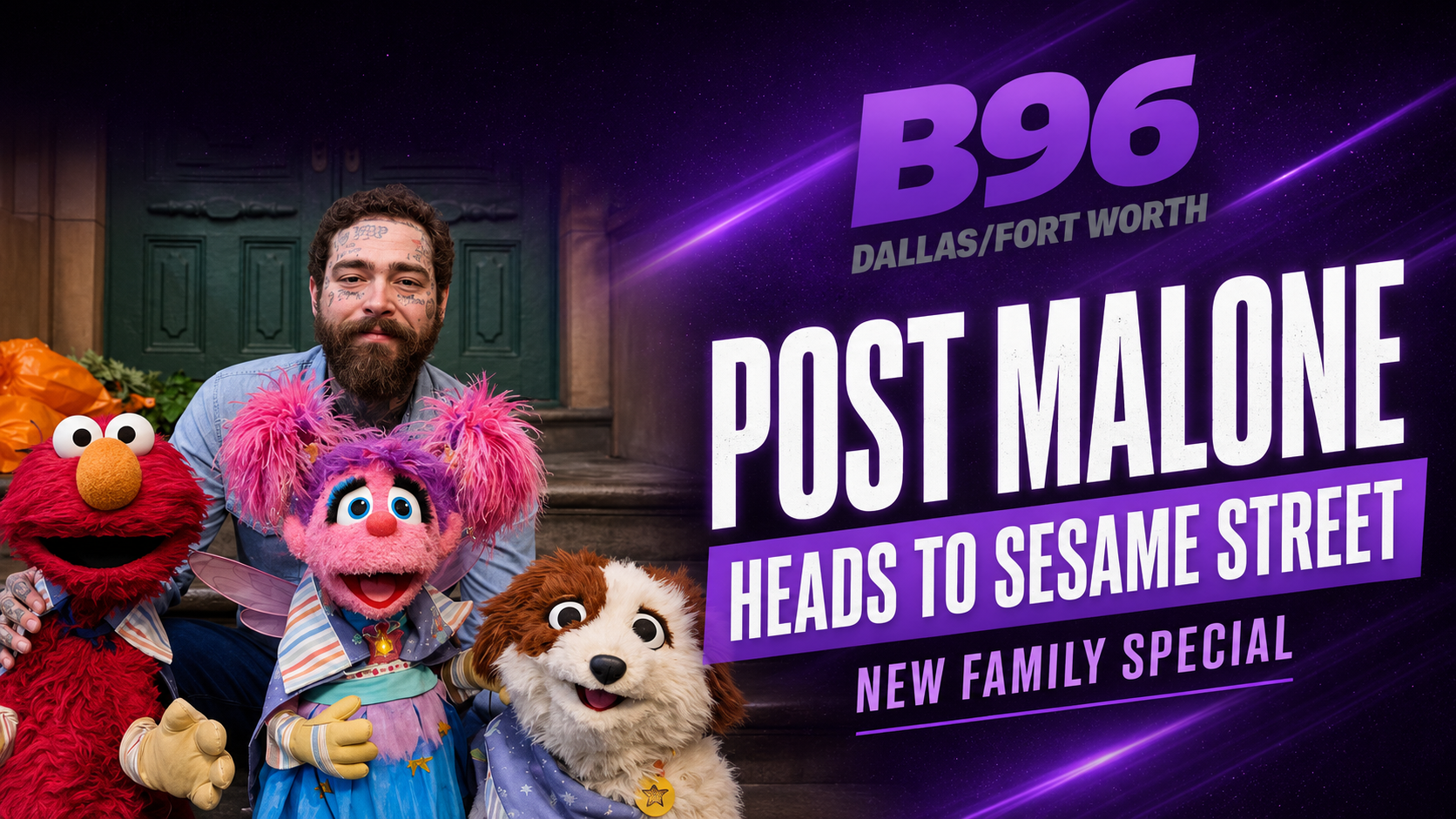 Post Malone Heads to Sesame Street in New Family Special