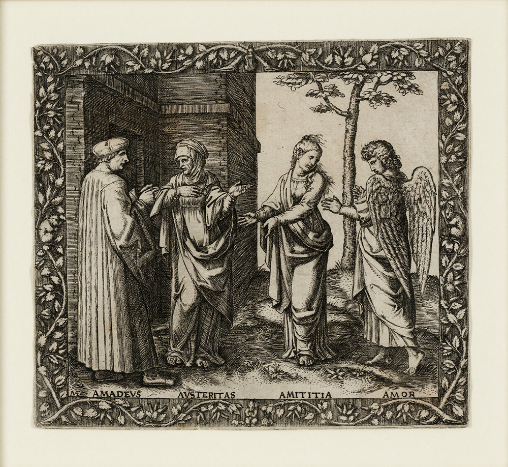 Amadeus Berruti with Austeritas, Amititia, and Amor, 1510–1517